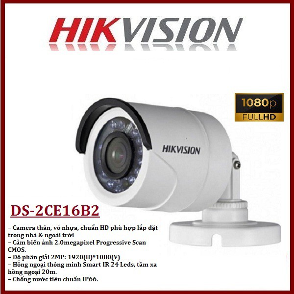Camera Hikvision 16B2 -IPF HD