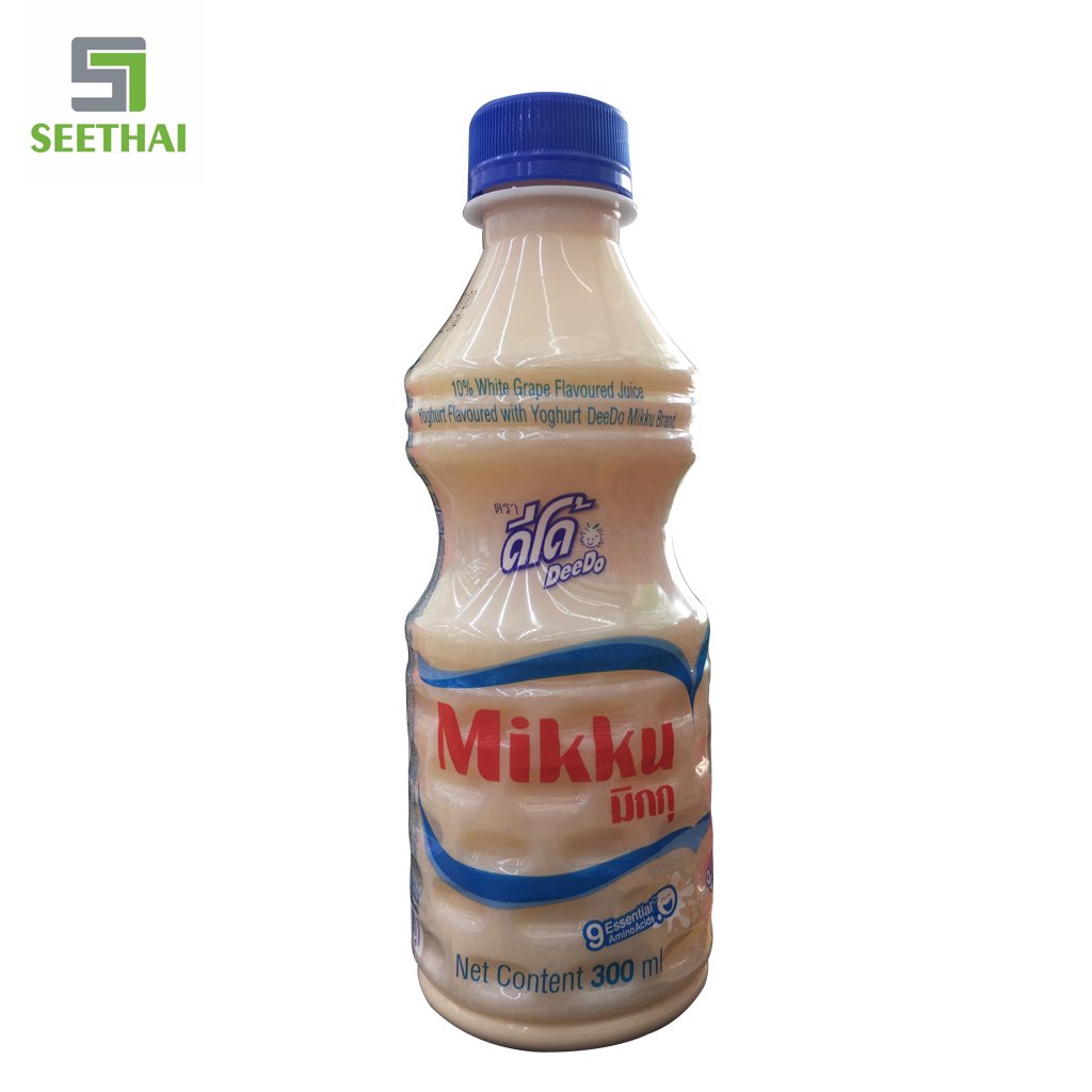 01 LỐC (6 CHAI) SỮA CHUA LÊN MEN MIKKU THÁI LAN