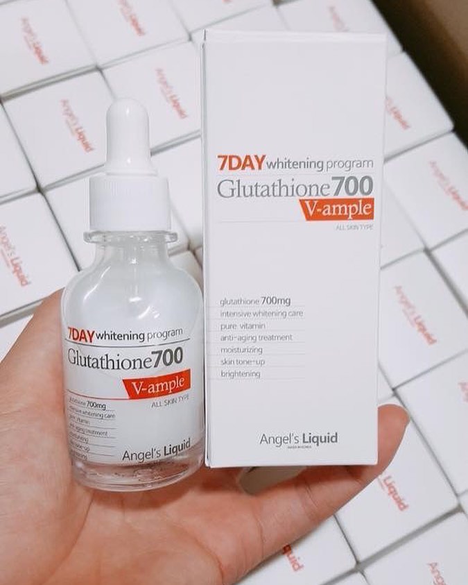 [HCM]Huyết Thanh Trắng Da 7 Day Whitening Program Glutathione 700 V-Ample