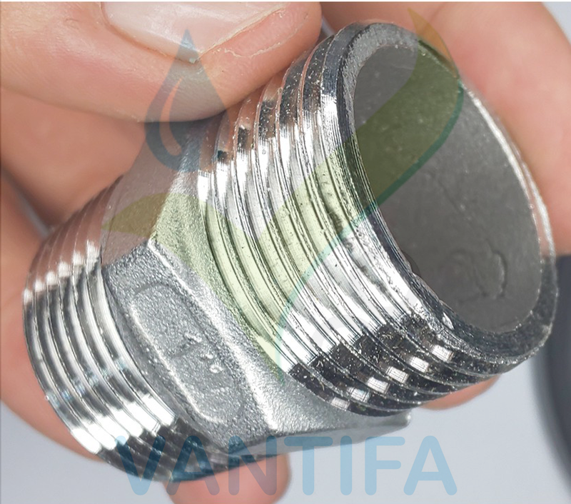 Nối Inox 2 Đầu Ren Ngoài  (21mm, 27mm, 34mm. 42mm, 49mm,...)