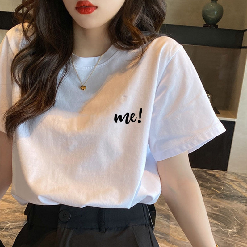 Áo phông in chữ ME T022