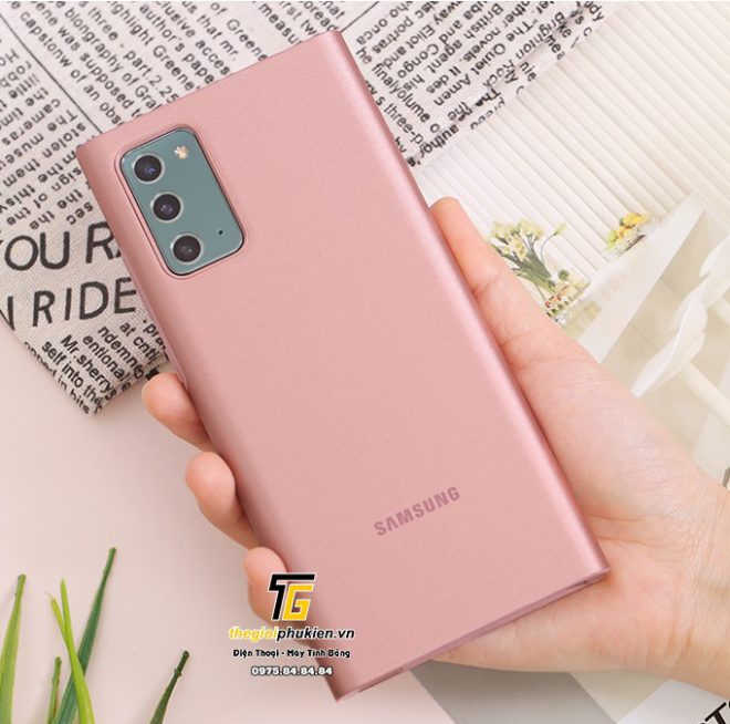 Bao da Smart Clear View Cover Samsung Galaxy Note 20 /Note 20 5G Fullbox