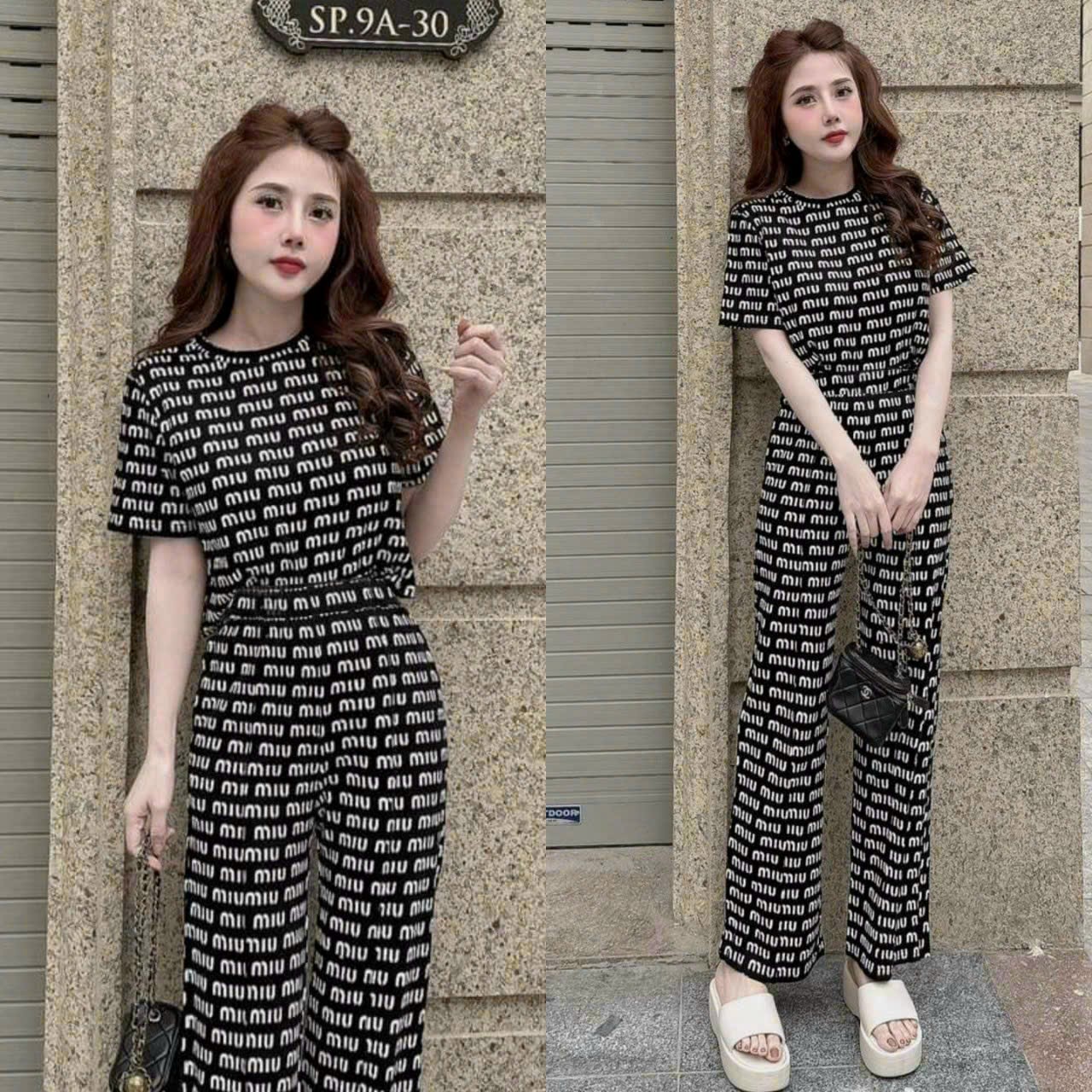 đồ bộ thun polly phối họa tiết 3D cao cấp