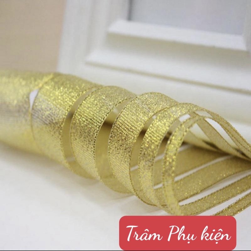 Ruy băng kim tuyến 2cm 4cm