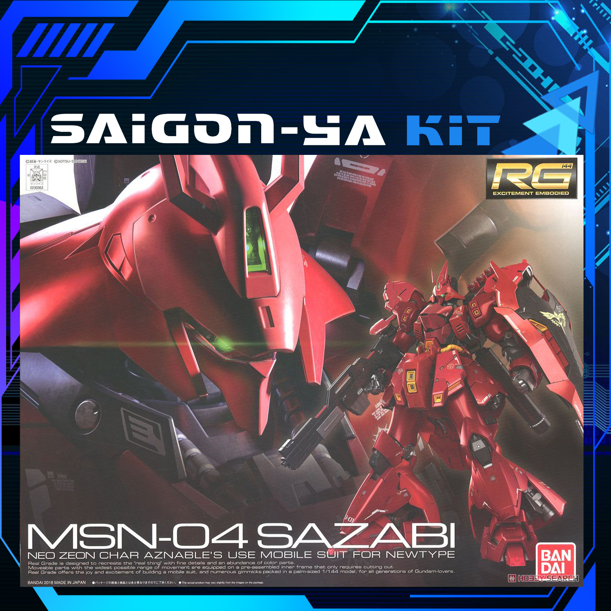 [RG] Mô hình Gundam Sazabi