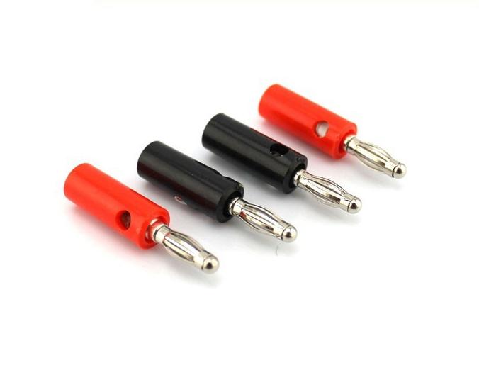 Bộ 10 Jack Bắp Chuối 910MR 4mm Đực ( 5 Đỏ - 5 Đen )