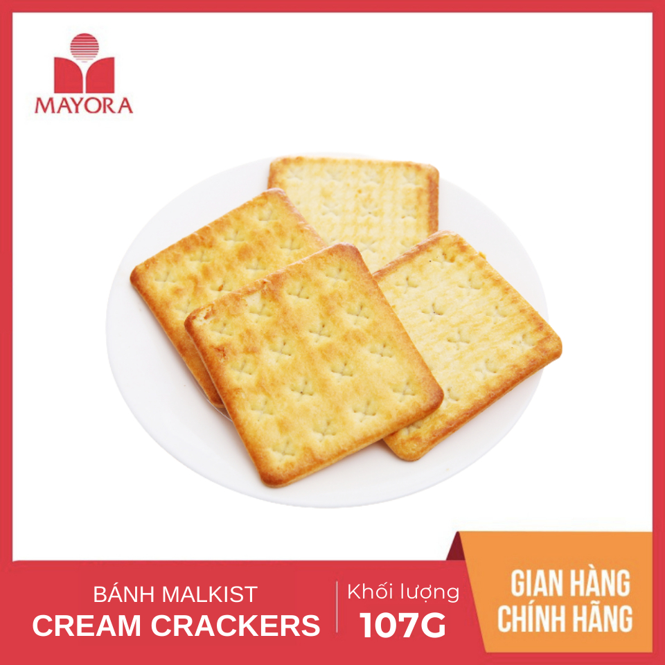 Bánh ROMA Malkist Cream Crackers Mayora 107g