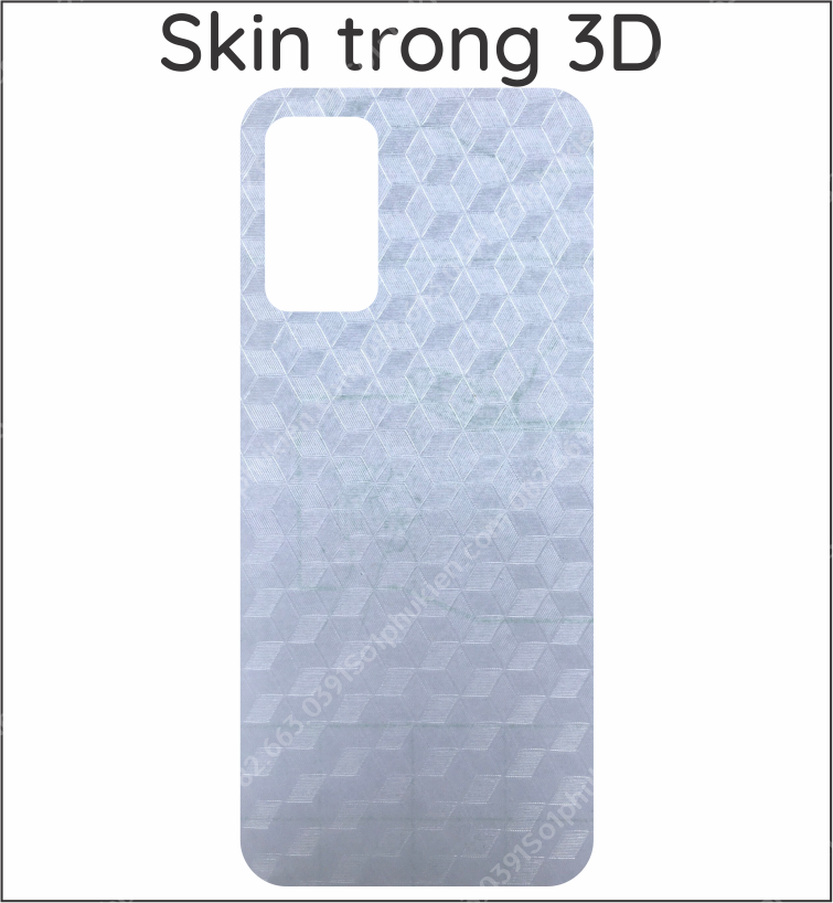 Miếng dán mặt lưng skin carbon Oppo A55 4G 5G