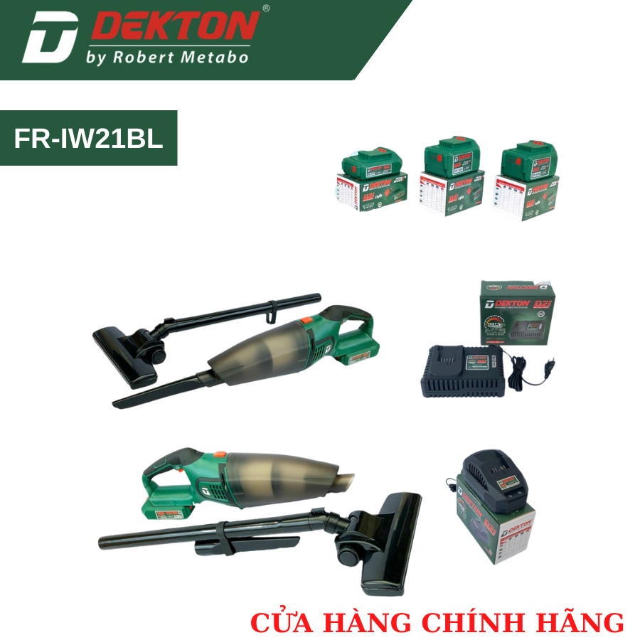 Máy Hút Bụi Dekton/D21-MHB01 - Dùng Pin D21 ( Thân Máy )