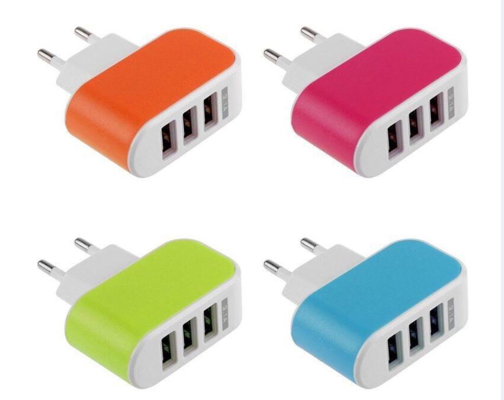 Củ Sạc 3 Cổng Usb 3 1A