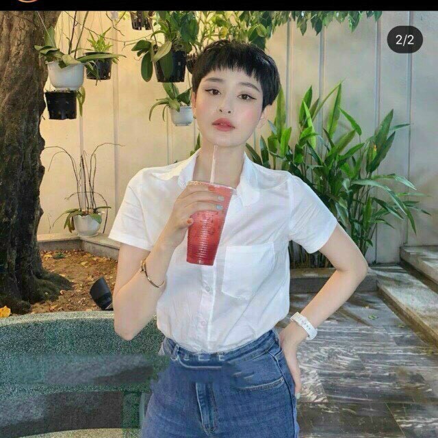 Áo sơ mi-gu from đẹp dễ diện đồ kết hợp