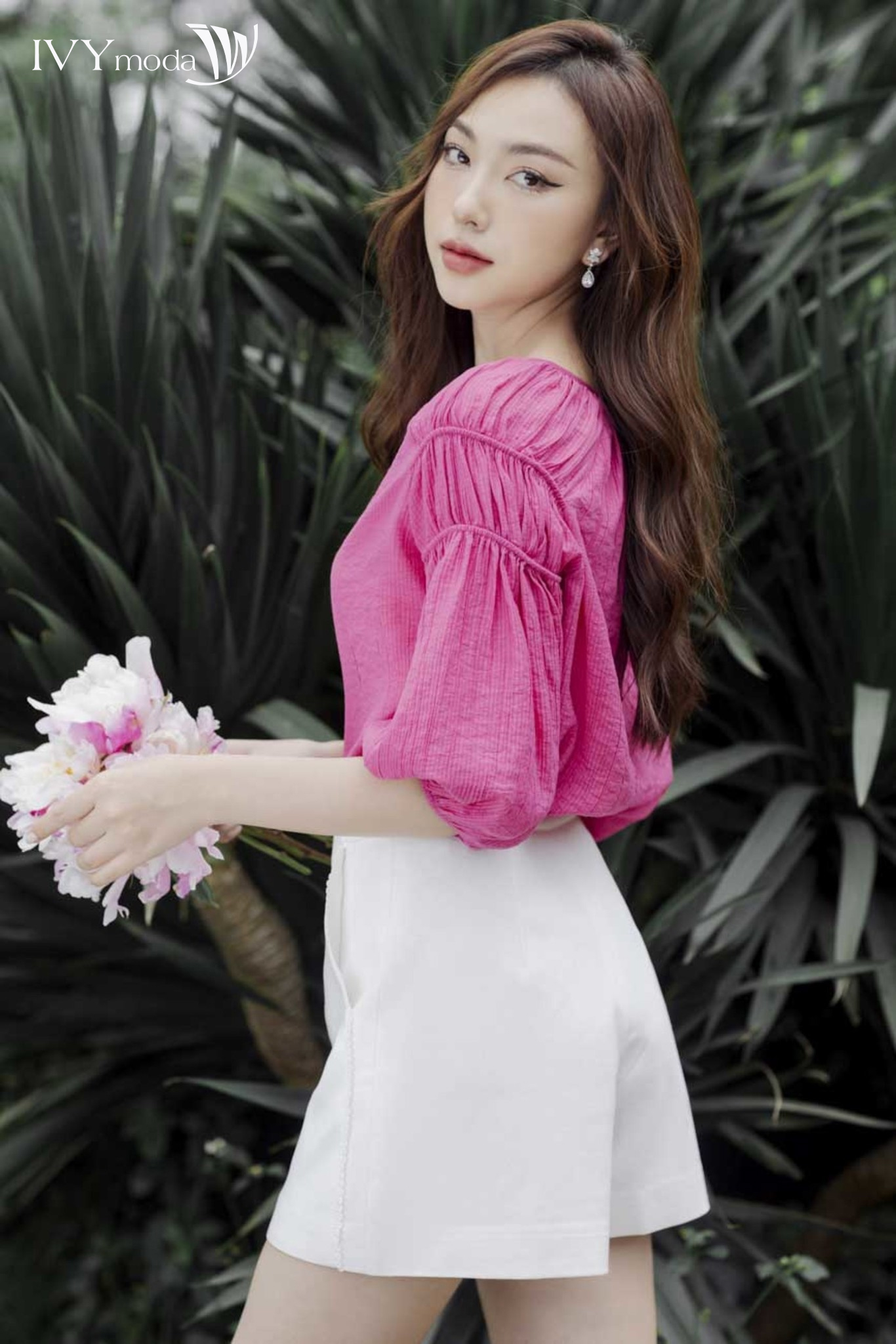 Quần sooc viền ren IVY moda MS 20M8321