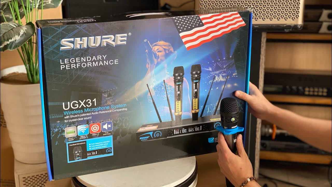 Micro không dây Shure UGX31 ( shure ugx 31 2023) hàng chuẩn loại 1