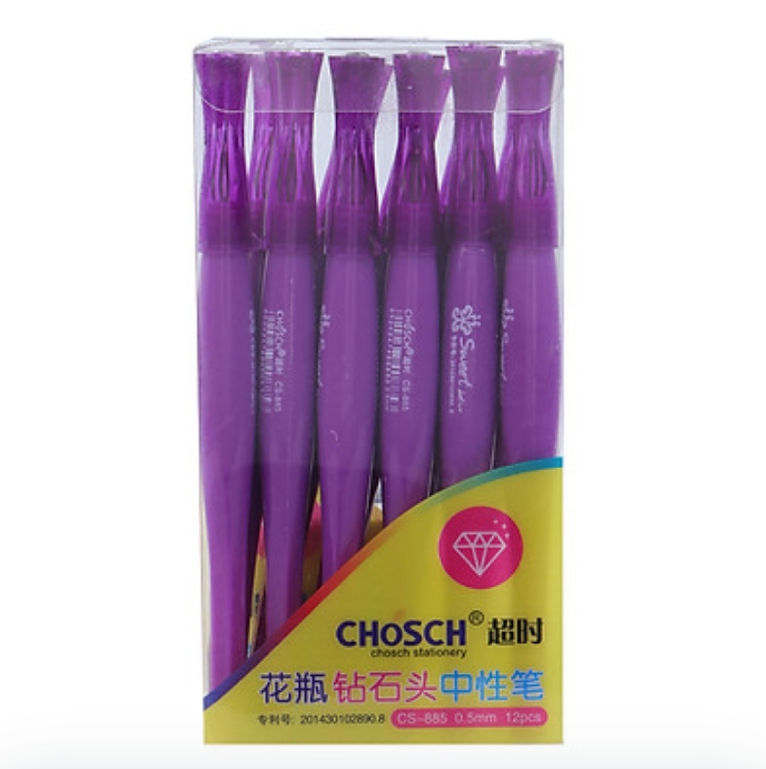 3 cây bút kim cương 885 tím