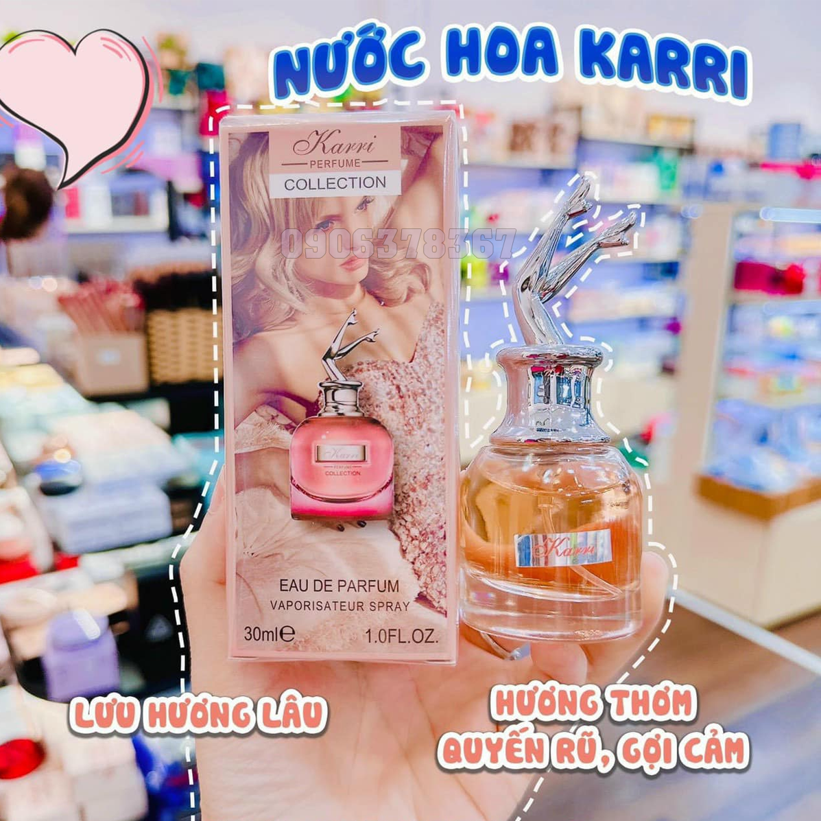 Nước hoa chân dài 30ml thơm quyến rũ