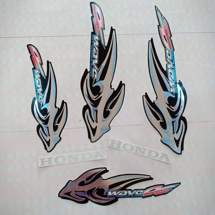 [MUA NGAY KẺO LỠ] Trọn bộ tem lửa 3 lớp dành cho xe WAVE alpha màu BẠC với chất liệu cao cấp siêu bền màu OX277, chuyên cung cấp phụ tùng xe máyhàng đẹp giá cả phải chăng
