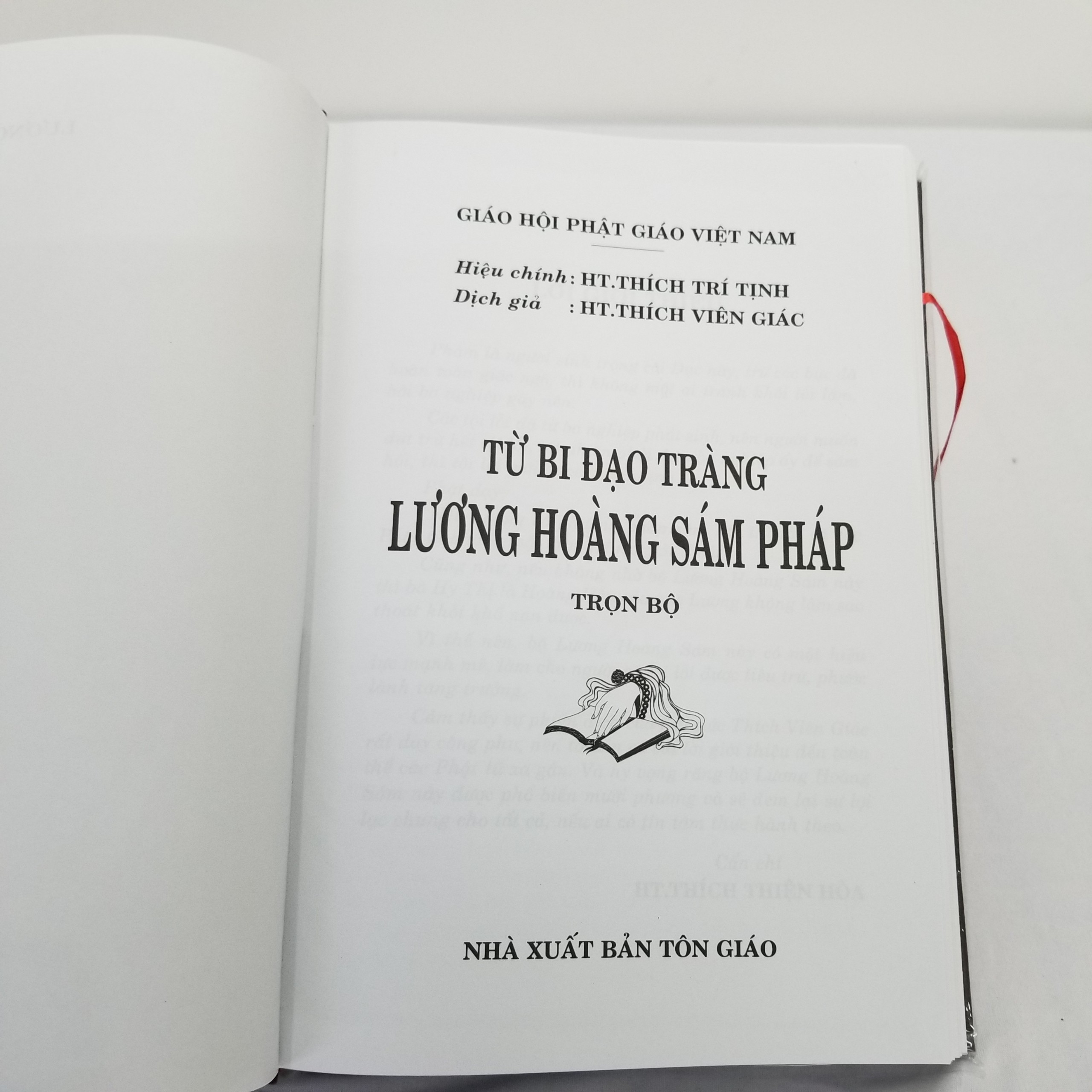 Kệ Tụng Kinh Lương Hoàng Sám Bìa Da