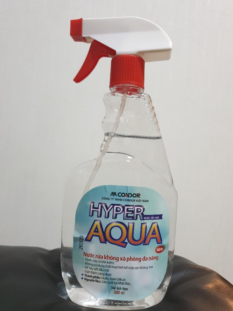 1 BÌNH Nước tẩy rửa đa năng bình 500ML AQUA HYPER CONDOR