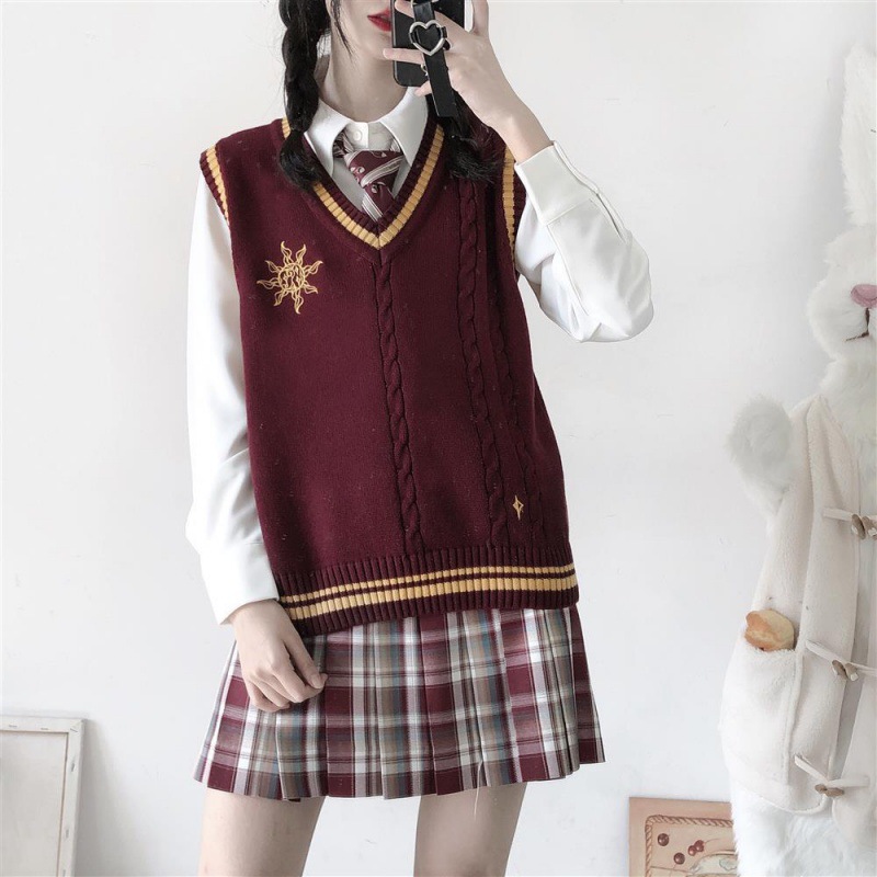 Áo gile len JK ULZZANG