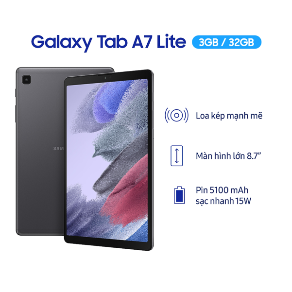 Máy tính bảng Samsung Galaxy Tab A7 Lite LTE | Hàng chính hãng | Bảo 1433279114_VNAMZ-5933801199