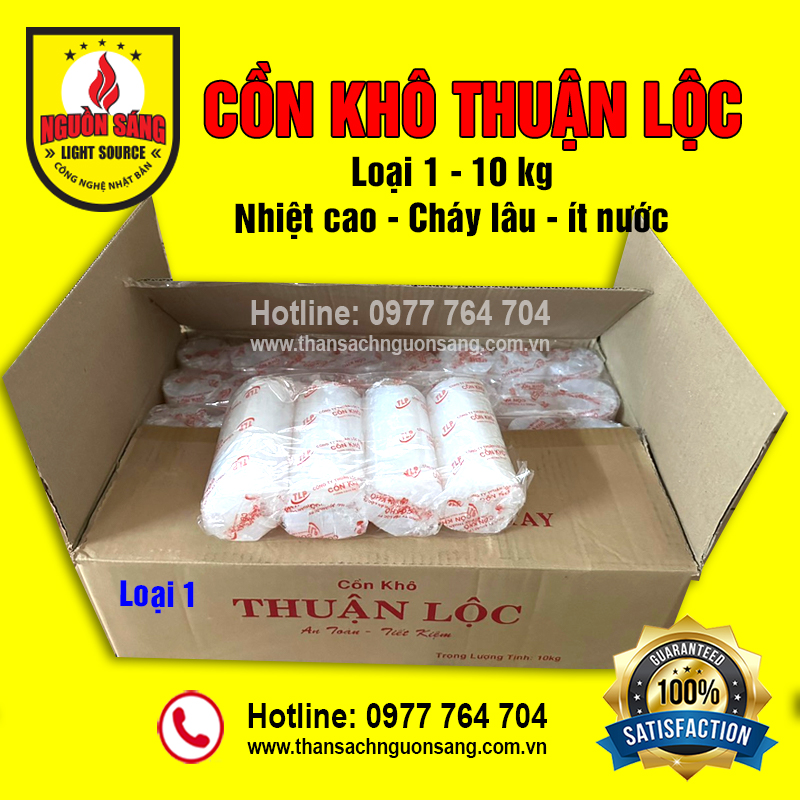 1 Thùng cồn khô loại 1 (10kg)