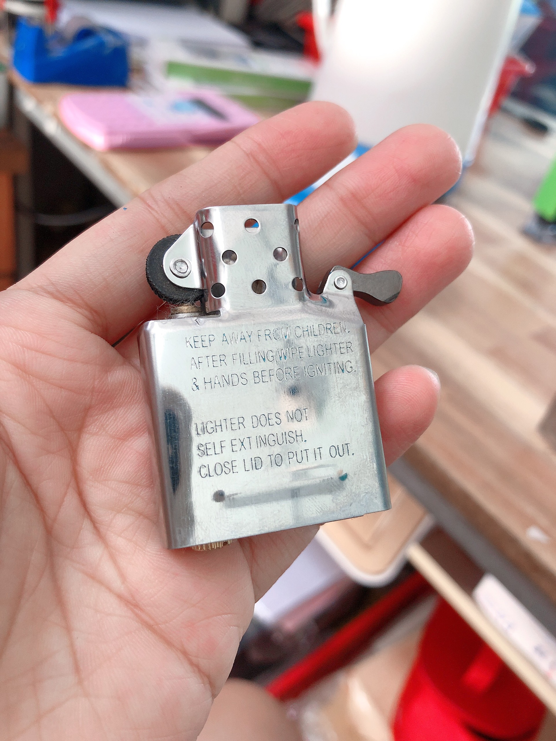 Ruột bật lửa Zippo được chọn năm - năm la mã, năm số