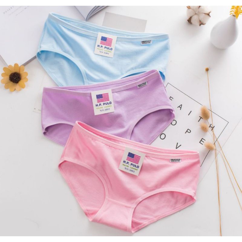 Set 5 Quần Lót Cotton Xuất Mỹ [brastore]