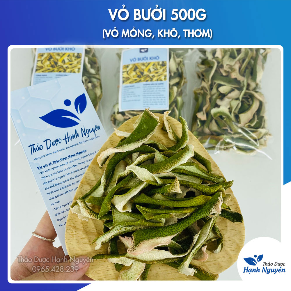 Pomelo peel dried 100g - Hanh Nguyen Herbal