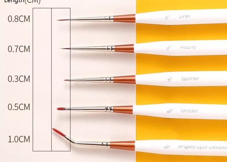 Bộ cọ tỉa 5 cây Marie's