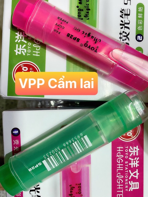 BÚT DẠ QUANG NHIỀU MÀU(1 cây)
