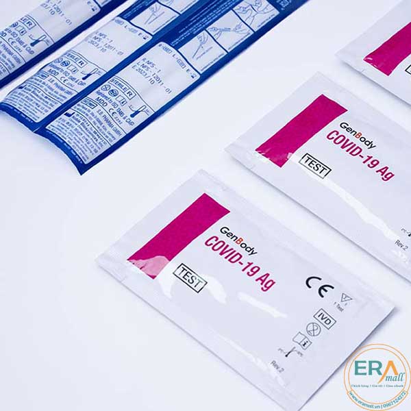 Bộ kit test nhanh covid 19 - Genbody - (HỘP 25 test).