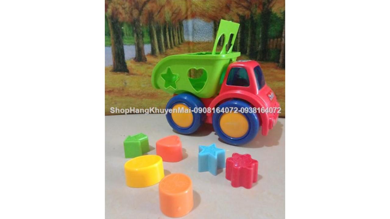 Xe ben thả ráp hình sáng tạo