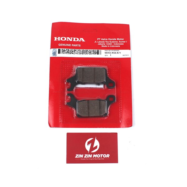 Front brake pads-vario 150 2019, vario 125 2019 click 150i 2019 click 125i 2019-06455k59a71-zinzin motor