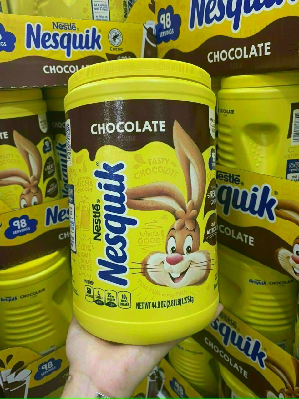 [HÀNG NHẬP MỸ] BỘT CACAO NESQUIK NESTLE 1.275KG