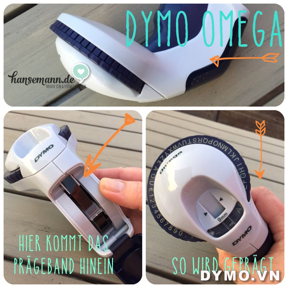 [HCM]Máy in nhãn dán cầm tay 3D Dymo Embosser Organize Express