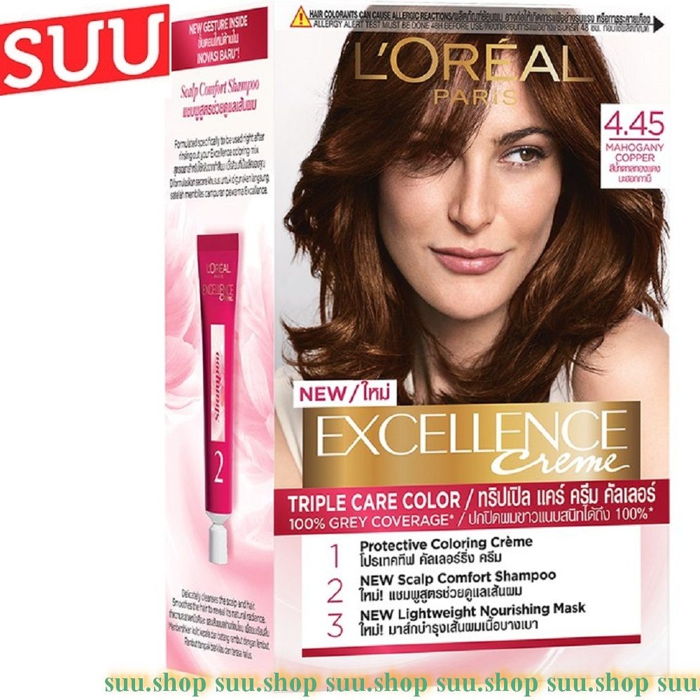 Thuốc Nhuộm Tóc Loreal Excellence Cream Số Nâu Đồng Ánh Đỏ 172ml Dưỡng Tóc Phủ Bạc Thuốc Nhuộm Tóc Loreal Excellence Cream Số Nâu Đồng Ánh Đỏ 172ml Dưỡng Tóc Phủ Bạc