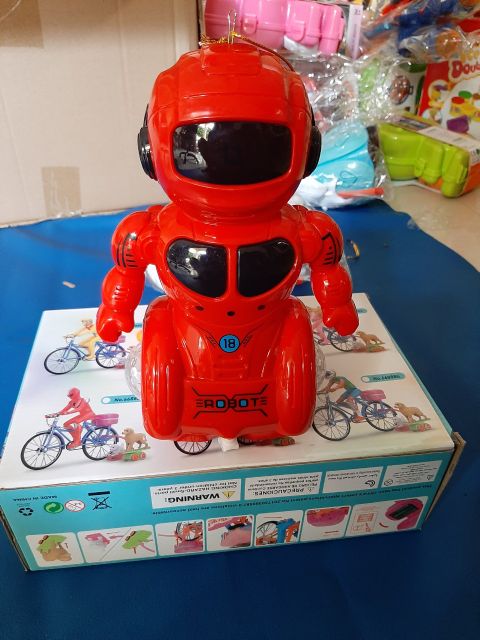 Lồng đèn robot trung thu cho bé có đèn và nhạc