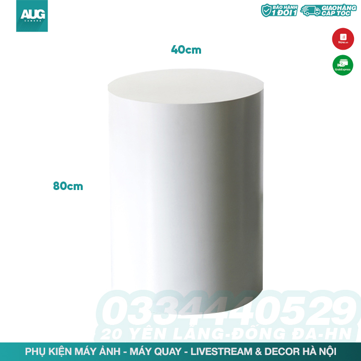 Bục trắng chụp ảnh studio, - chụp ảnh cưới, bục gỗ trắng - AUG Camera