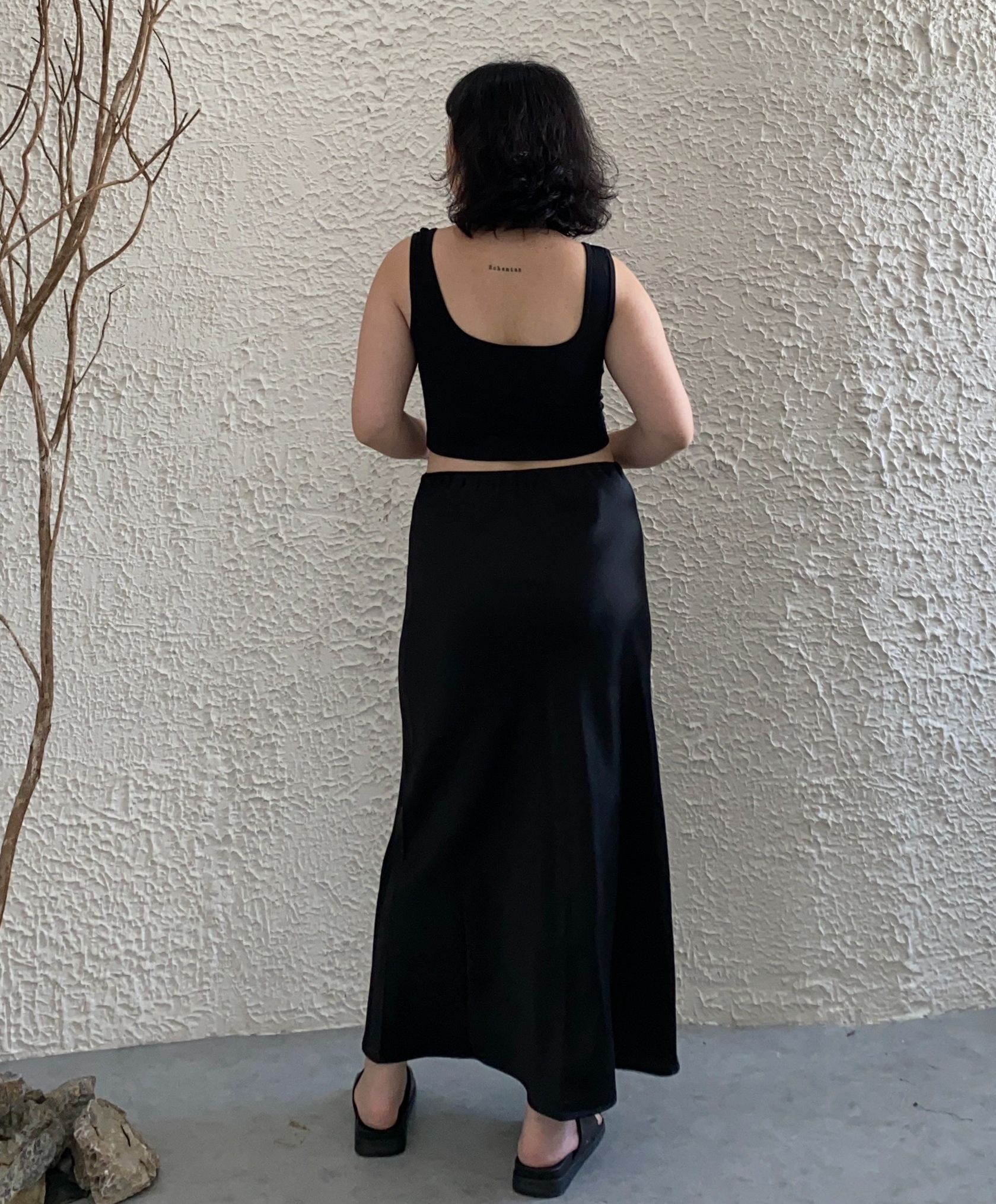 Chân váy midi bigsize chất lụa dáng đuôi cá shop bigsize (Đủ size to 55 - 90kg) - /NOTE.BIGSIZE/