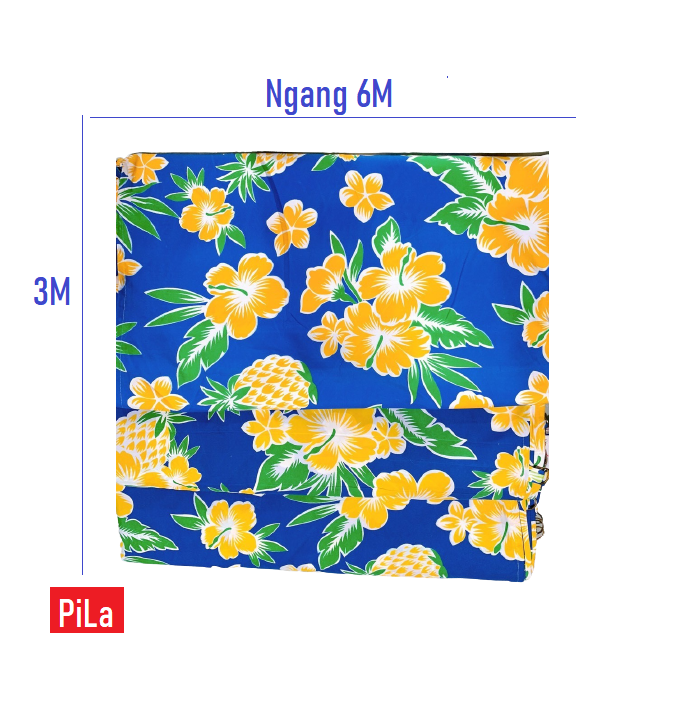 Màn che mát 6mx3m siêu rộng, chắn nắng, chắn gió vải bố dày dặn