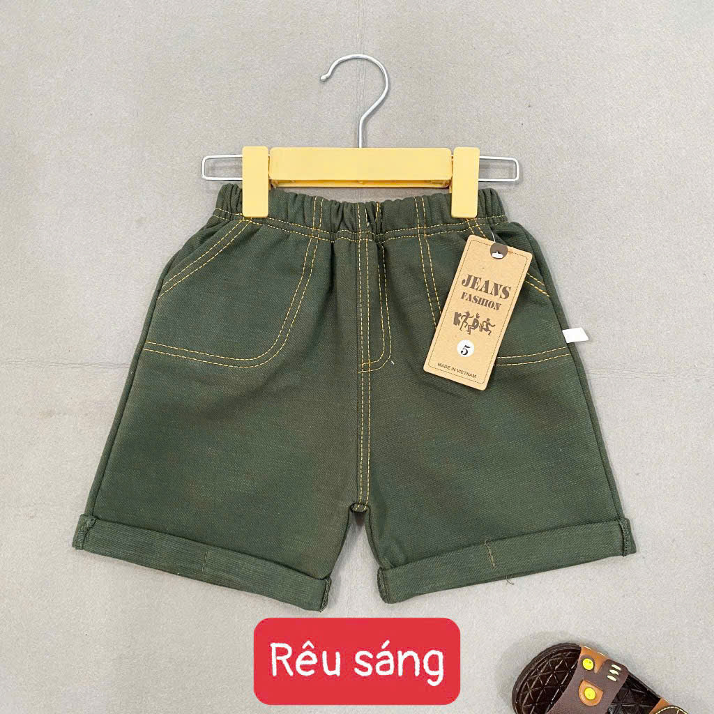 Quần đùi giả jean, quần sóc cho bé đủ size từ 20-30kg
