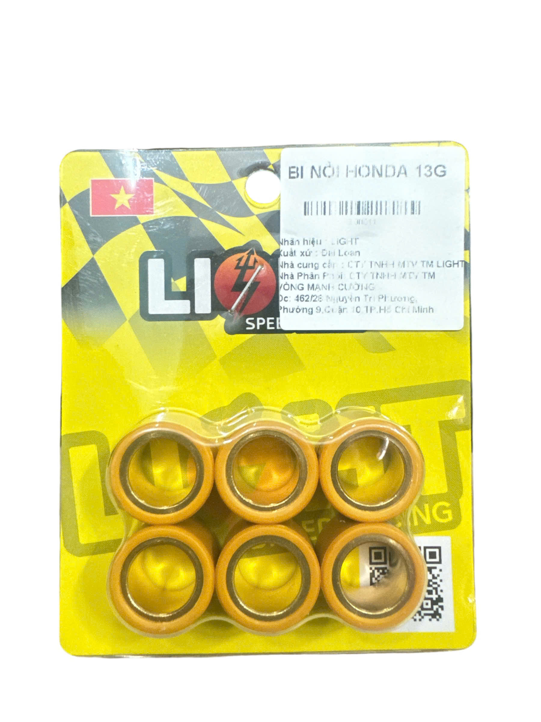Bi nồi LIGHT Vario 125cc / 150cc ( Bao gồm 9 --> 16 gram ) ( 15X20 )