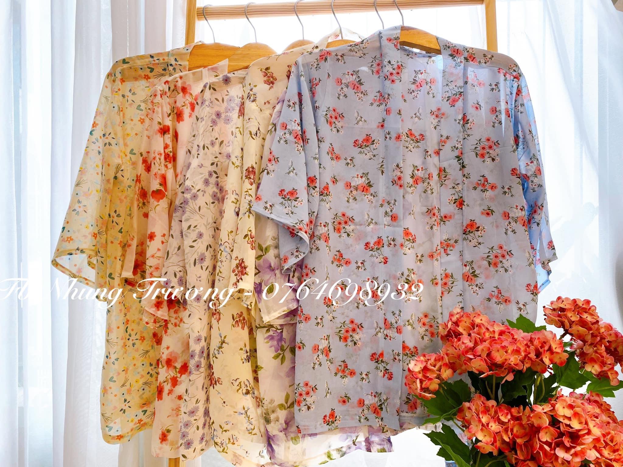 Kimono Áo Choàng Đi Biển Họa Tiết MS01