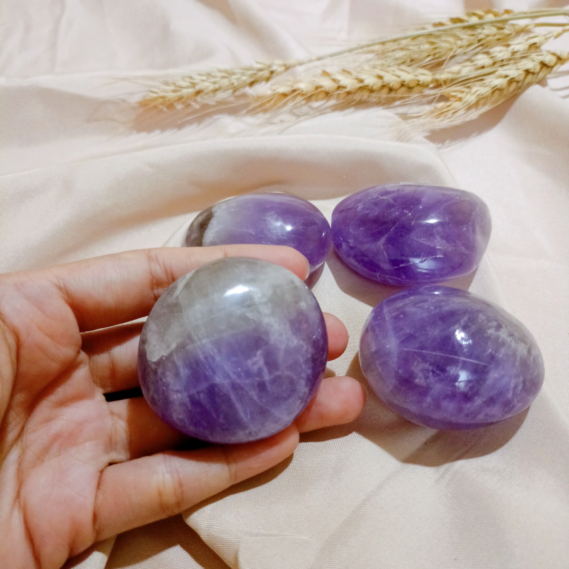 Palm thạch anh tím (Amethyst) đá thanh tẩy, tarot