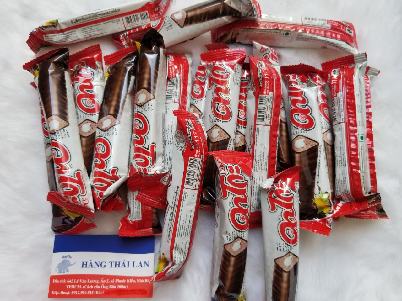Bánh xốp cuộn socola Dako Thái Lan 264g
