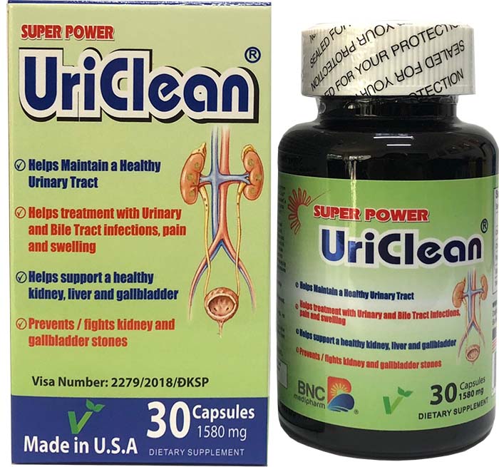 Super Power Uriclean - Giúp tan sỏi thận