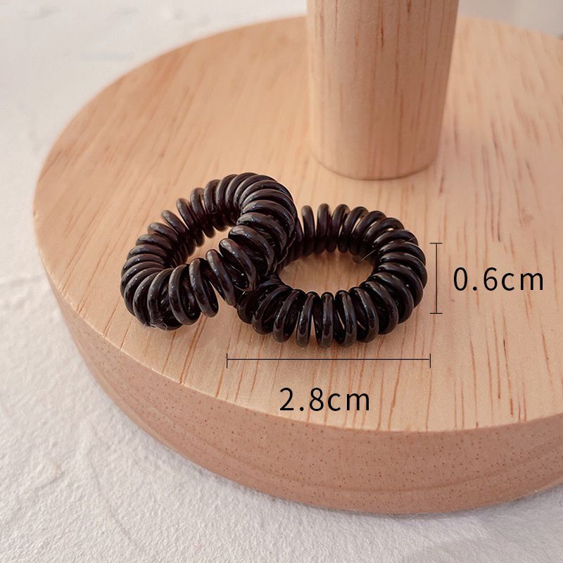 Dây Buộc Tóc Lò Xo Màu Đen Mini - loli