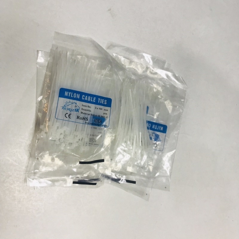 10 bịch dây rút nhựa 1 tấc, dây thít