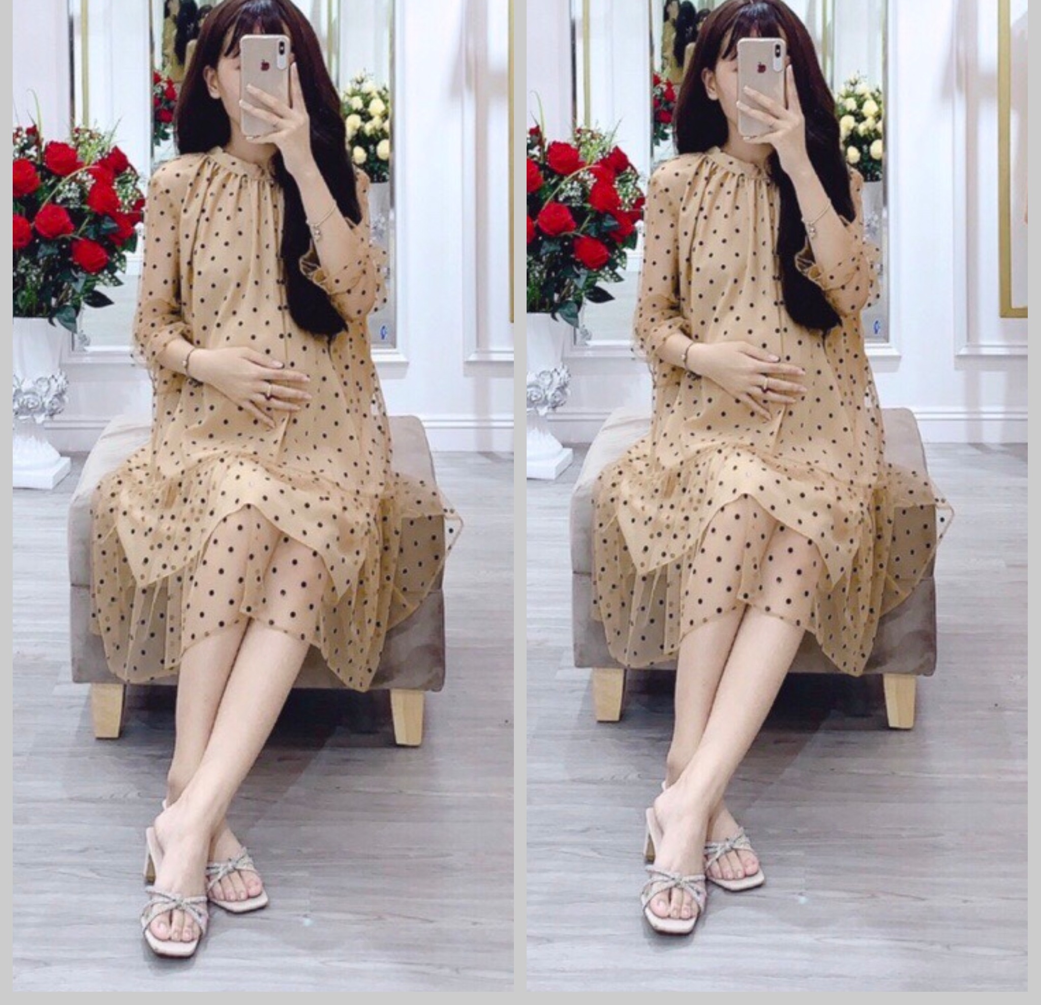 [MỚI 2021]đầm bầu, đầm suông,Kiểu dáng năng động trẻ trung, cho bạn thoải mái vận động nhưng vẫn cực kỳ sang trọng,mã A13