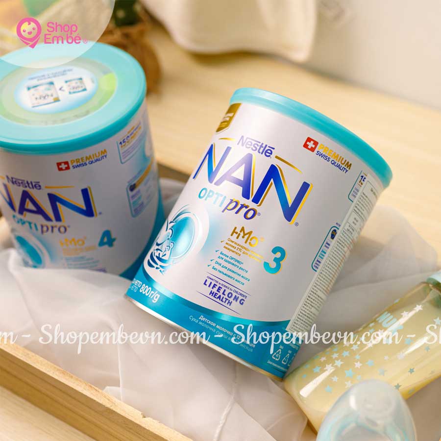 [MẪU MỚI] Sữa Bột NAN Nga Số 1,2,3,4 Hộp 800g